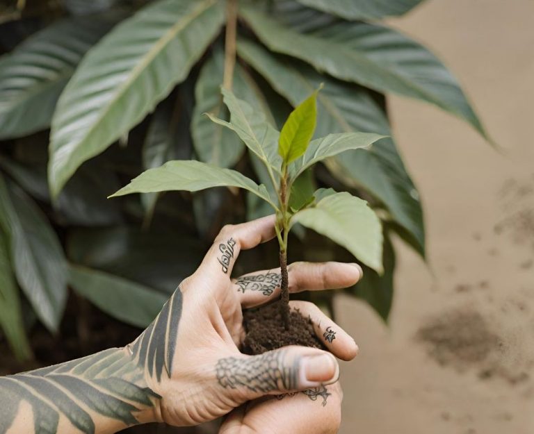 tattoo hand wolding kratom tree