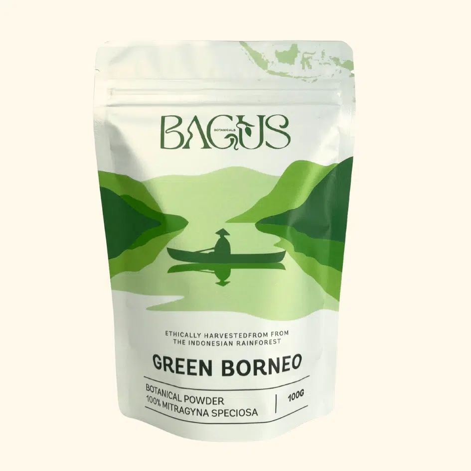 Green Borneo kratom For Energy by Bagus Botanicals