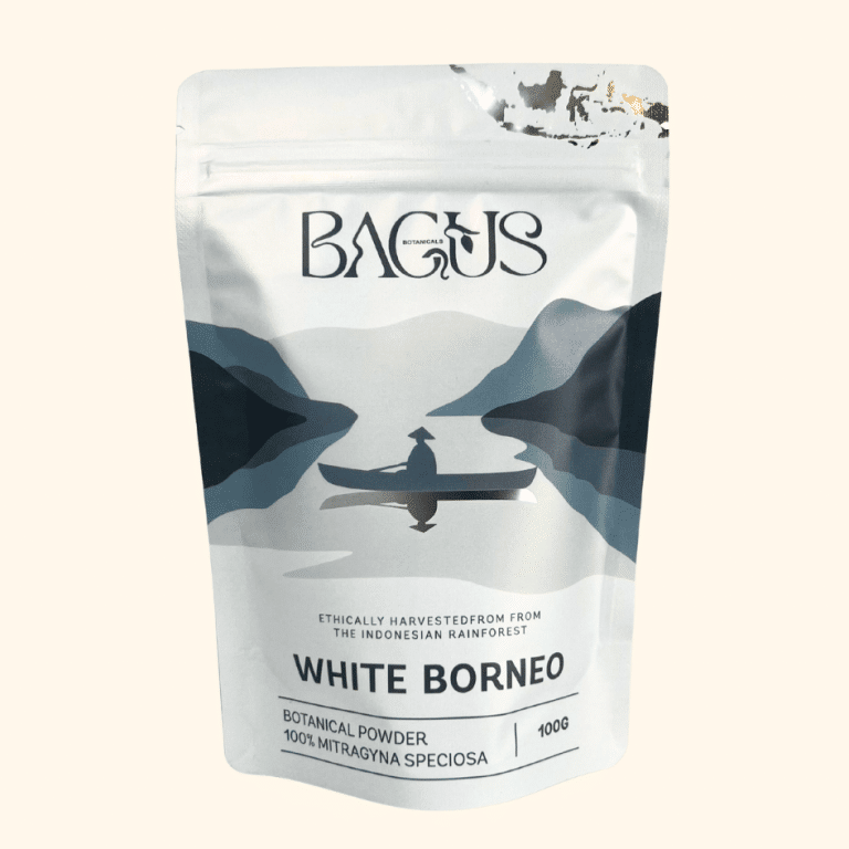 White Borneo Kratom for energy by Bagus Botanicals
